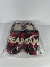 Dearfoams Memory Foam Mama Bear Red Plaid Slippers Womens Size S 5-6 NEW