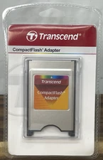 Transcend CompactFlash Adapter TSOMCF2PC NEW in sealed package