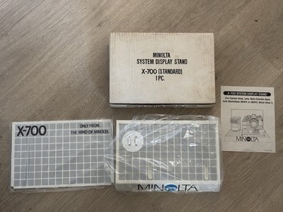 Very RARE New Minolta X-700 System Display Stand Point of Sale Advertising NOS