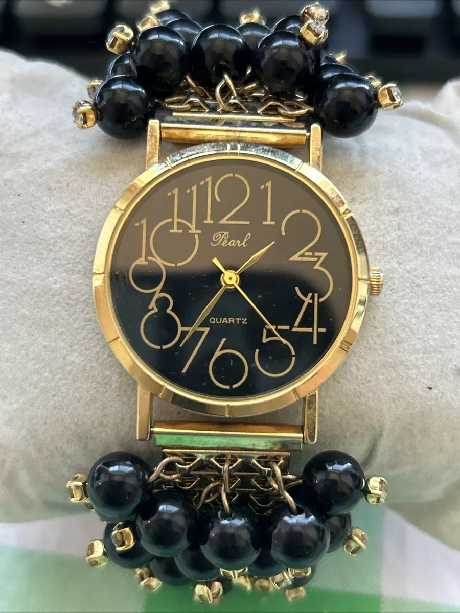 Pearl quartz watch discount