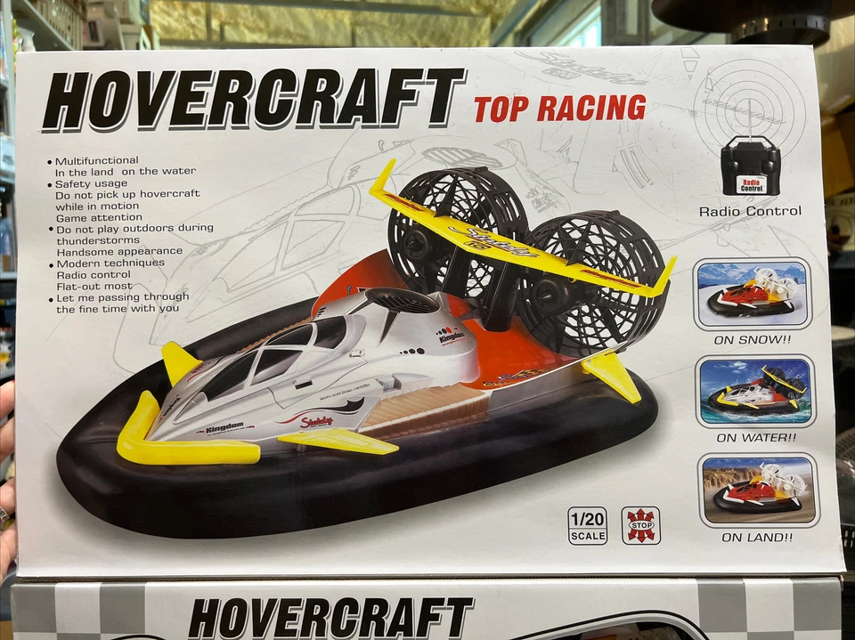 RC Hovercraft Top Racing Electric High Speed Racing Remote Control Toy - Image 4 of 4