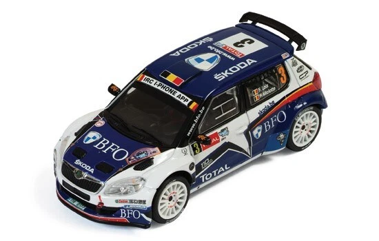 IXO 1/43 RAM478 SKODA FABIA S2000 #3 F.LOIX/F.MICLOTTE Winner YPRES RALLY 2011 - Immagine 4 di 4