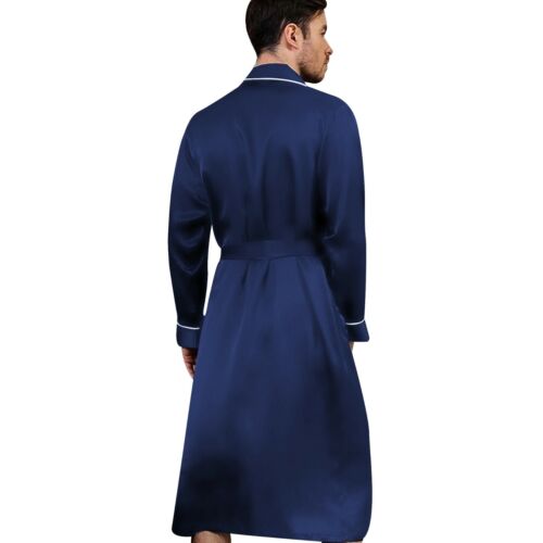 Herren Seide Satin superweiche Robe - 5 TAGE VERSAND USA - Verkäufer - SCHNELLER VERSAND!!!! - Bild 29 von 30