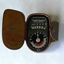 Vintage Weston Master II Universal Exposure Light Meter Model 735 with Case