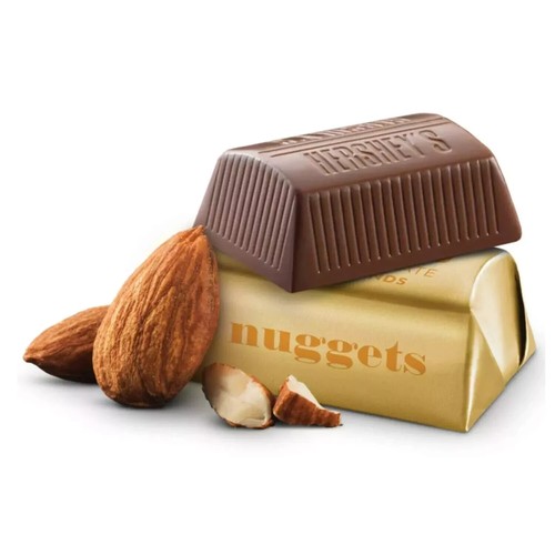 HERSHEY'S Nuggets Special Dark Chocolate with Almonds Bulk Candy (4 Pounds) Sale