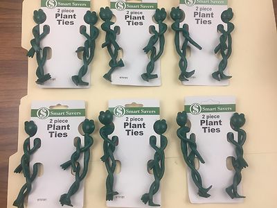 Plant Frog Ties Clip Strip 6 CARDS OF 2 FOR A TOTAL OF 12