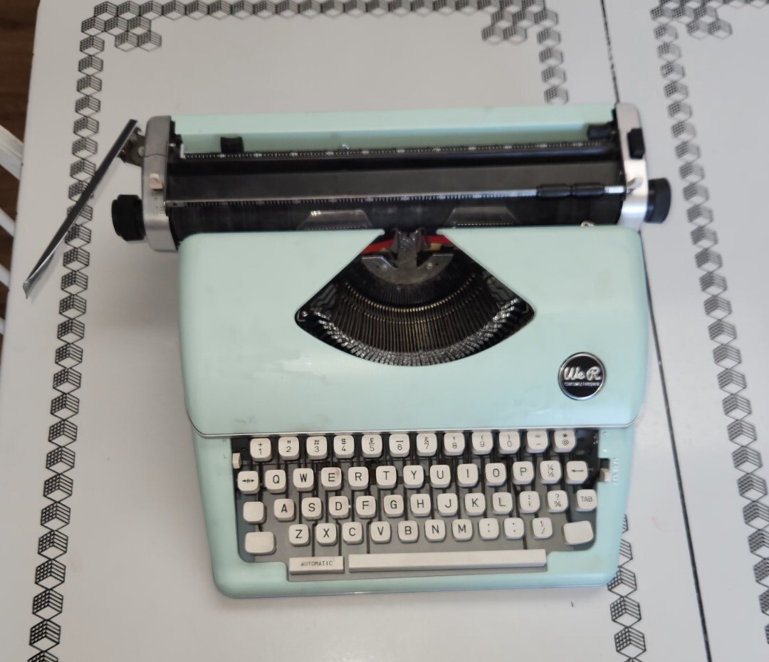 We R Memory Keepers Mint Typecast Collection Retro Typewriter