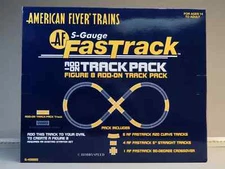 LIONEL AMERICAN FLYER FASTRACK FIGURE 8 ADD ON TRACK PACK S Gauge 6-49889 NEW
