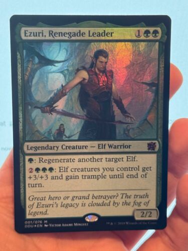 1X FOIL Ezuri, Renegade Leader NM MTG Magic DDU Duel Deck Elf Commander EDH - Bild 2 von 3