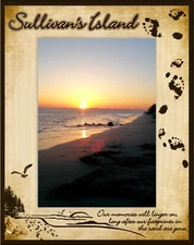 Sullivan's Island Laser Engraved Wood Picture Frame Portrait (8 x 10)