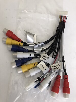 Dual Axxera Original Pre-Amp/ Camera In/Subwoofer RCA Cable 18 Pins for AVM2307S