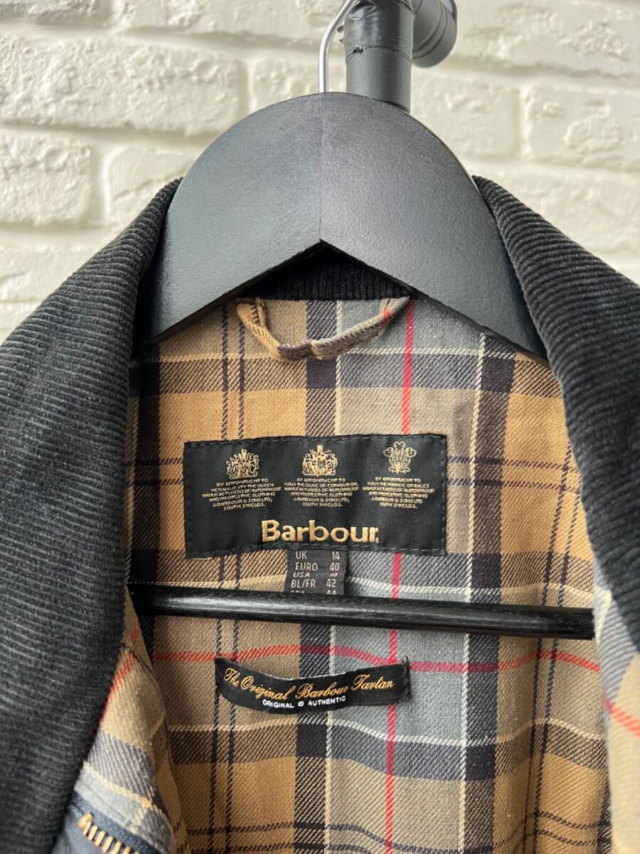 Barbour International Wax Navy Belted Jacket Women's Size UK Barbour International Wax Navy Belted Jacket Women's Size UK