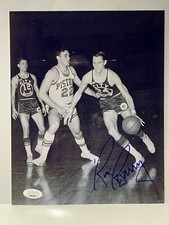 Vintage Rick Barry Autographed Golden State / Lakers 8x10 Photo W/ HOF - JSA Coa