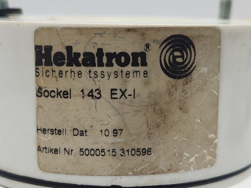 HEKATRON ORM 130 EX-I SMOKE DETECTOR WITH HUBA 604.9000000 PRESSURE SWITCH - Picture 4 of 13