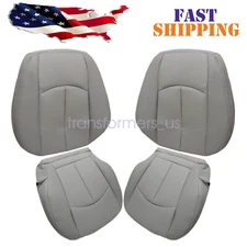 New For 2003-2009 Mercedes Benz E350 Both Side Bottom & Top Seat Cover Gray