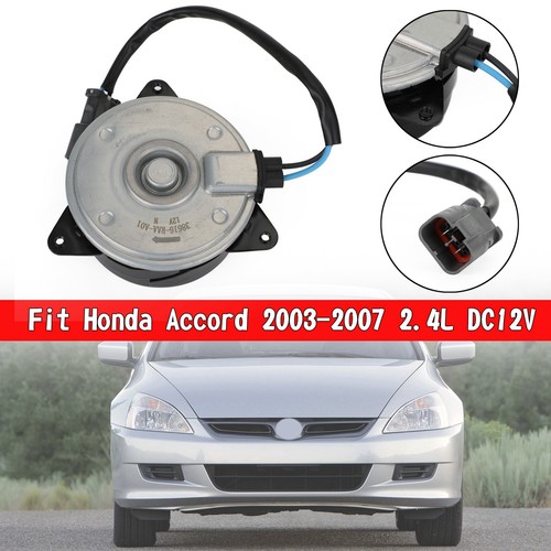 A/C Condenser Fan Motor 38616-RAA-A01 Fit Honda Accord 2003-2007 2.4L DC12V AU - Picture 2 of 13