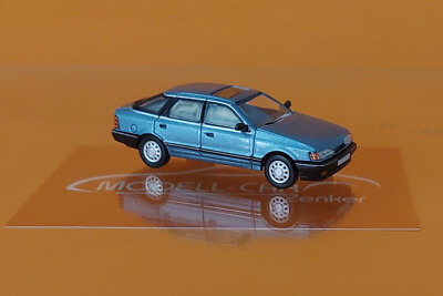 Brekina PCX 870459 Ford Scorpio hellblau metallic 1985 1:87 NEU Modellauto