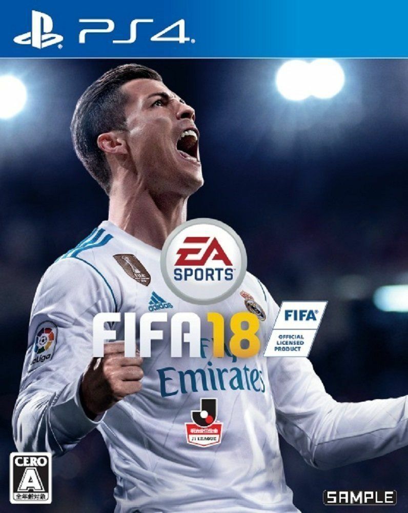 ps4 FIFA2018付き USED PlayStation 4 Console System FIFA 18 Pack JAPAN PS4