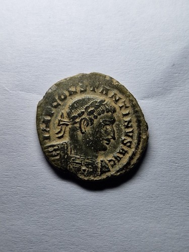 Constantine I 306AD * Authentic Ancient Roman Bronze Follis Coin - Sol Comiti - Picture 3 of 6