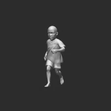 Miska Miniatures Ultra Modern African Civilian Boy Child Running 15mm 20mm 28mm