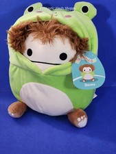 Squishmallows Epic Collection Benny the Brown Bigfoot in Frog Costume 8" NWT
