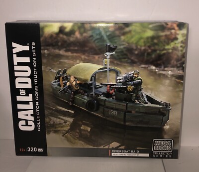 Mega Bloks Collector Series Call of Duty Riverboat Raid 320 pcs NEW