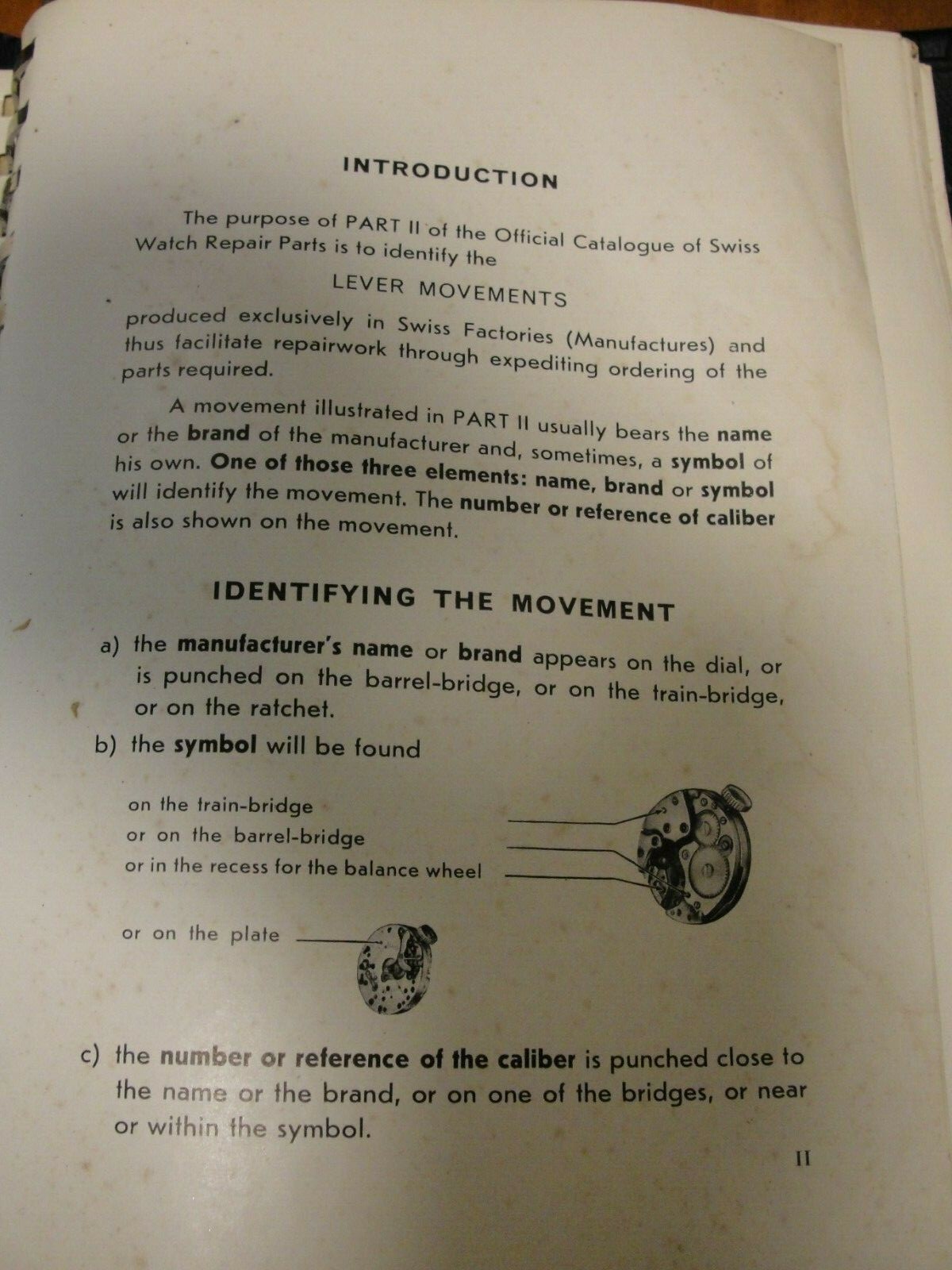 ANTIQUE SWISS WATCH REPAIR PARTS CATALOG PART2 eBay