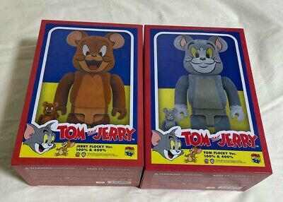 Medicom Toy Be@rbrick Bearbrick TOM and JERRY Flocky Ver 100% 400% set |  eBay
