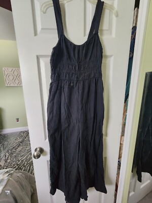 New American Eagle Black Jumpsuit Medium Petite