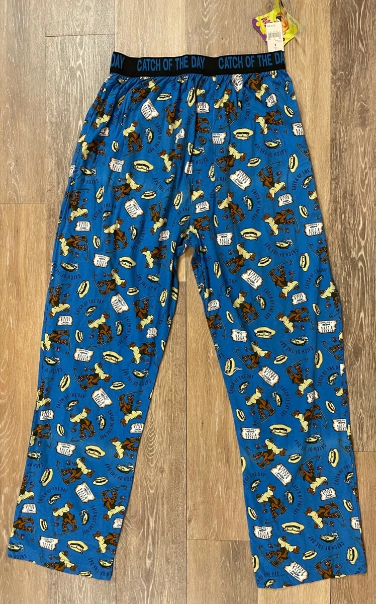 Scooby Doo Catch of the Day Pajama PJ Pants Size Large NEW NWT Cartoon Network