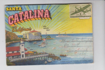 Postcard Folder CA Santa Catalina Island c.1939 G22 | eBay