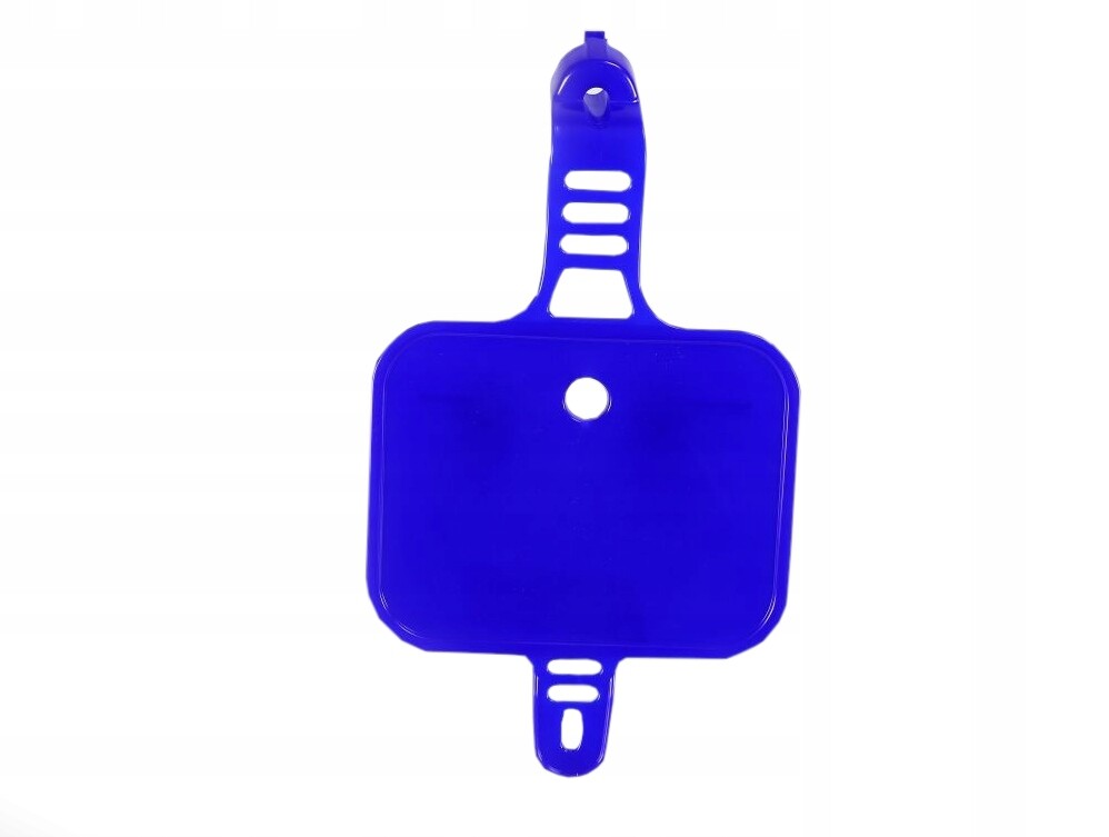 Plaque d'immatriculation Honda CRF 50 bleu en polypropylène haute résistance flex