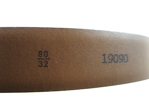 Allen Edmonds "MIDLAND AVE" Leather Dress Belt #19090 Size 32 Walnut (36) - Picture 8 of 10
