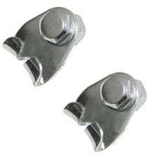 2 ALTALINE BICYCLE STEEL BRAKE YOKE HANGER CHROME.