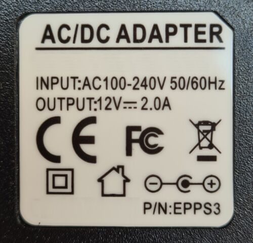 NETZTEIL FÜR YAMAHA DGX-500 KEYBOARD ADAPTER UK 12V (2 METER) - Bild 3 von 3