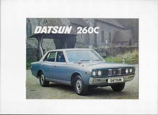 Brochure vendita auto Datsun 260C 1974