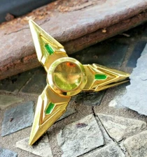 Cool Gold Tri All Metal Fidget Spinner Toy Boys Girls Kids Adults ADHD Focus 