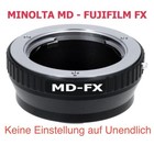 MINOLTA MD - Fujifilm FX Adapter obiektywu MD Obiektyw Obiektyw do aparatu Fujifilm FX