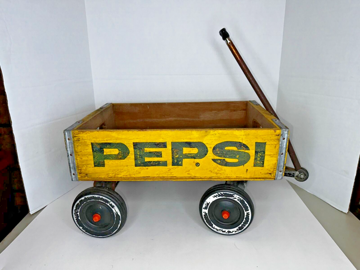 PEPSI持ち手蓋付きアンティーク缶 超格安一点 PEPSI持ち手蓋付きアンティーク缶 アンティーク雑貨
