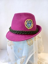 HB Hofbrauhaus. German Munchen Oktoberfest, woman's hat, sice 57