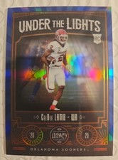 2020 Panini Legacy CEEDEE LAMB RC  Under the Lights Sapphire #/35 SP Dallas