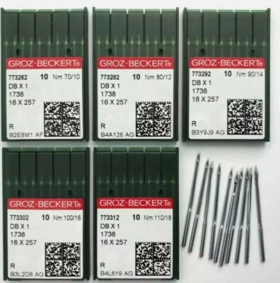 Industrial Sewing Machine Needles groz beckert fit brother/juki & most machine