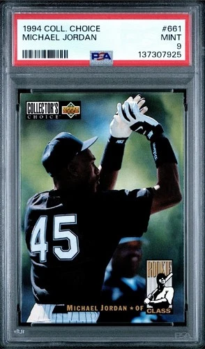 1994 Upper Deck Collector's Choice Michael Jordan RC #661 Rookie White Sox PSA 9