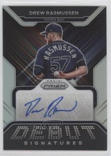 2022 Panini Prizm Debut Signatures Silver Prizm Drew Rasmussen #DS-DR Auto tj1