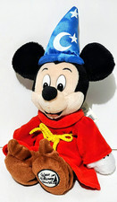 Mickey Mouse - Sorcerer - Fantasia - 10" Disney World Beanie Plush - Tags