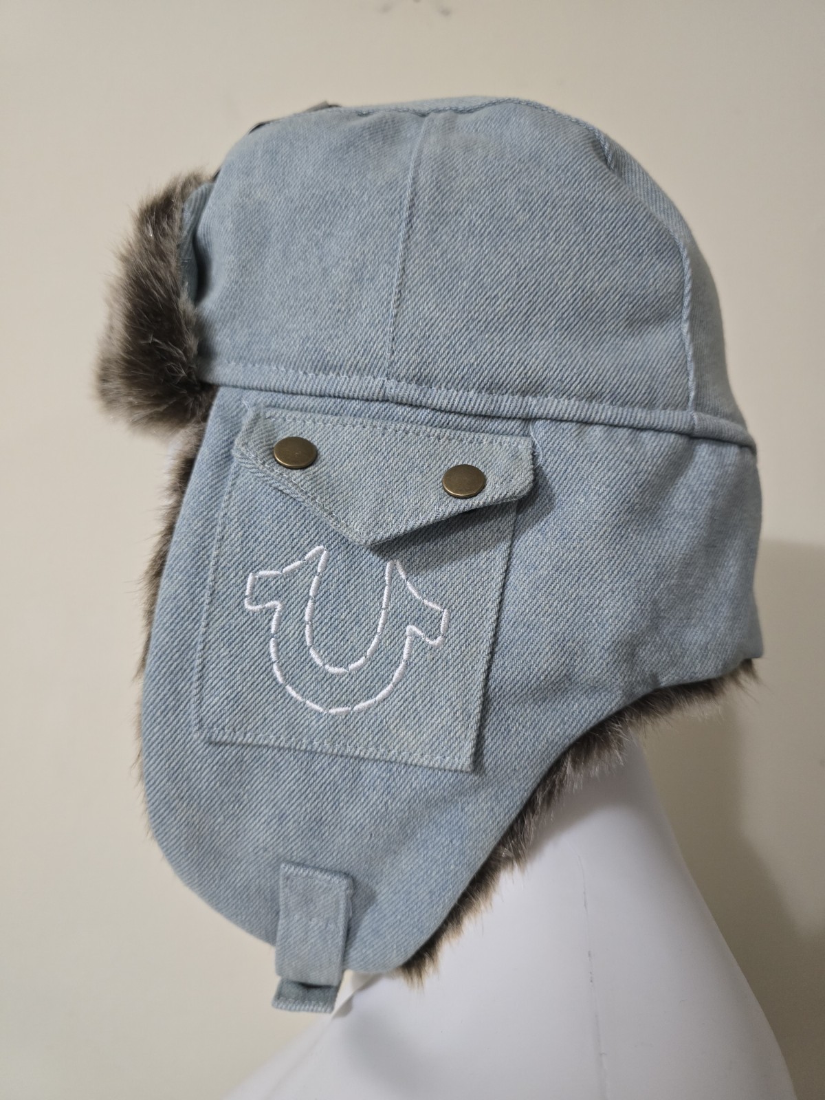 unisex trapper denim hat thumbnail 11