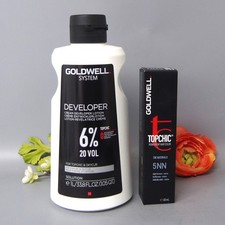 DUO Goldwell Topchic 20 Volume Developer 32oz  1 Hair Color Tube -choose Color
