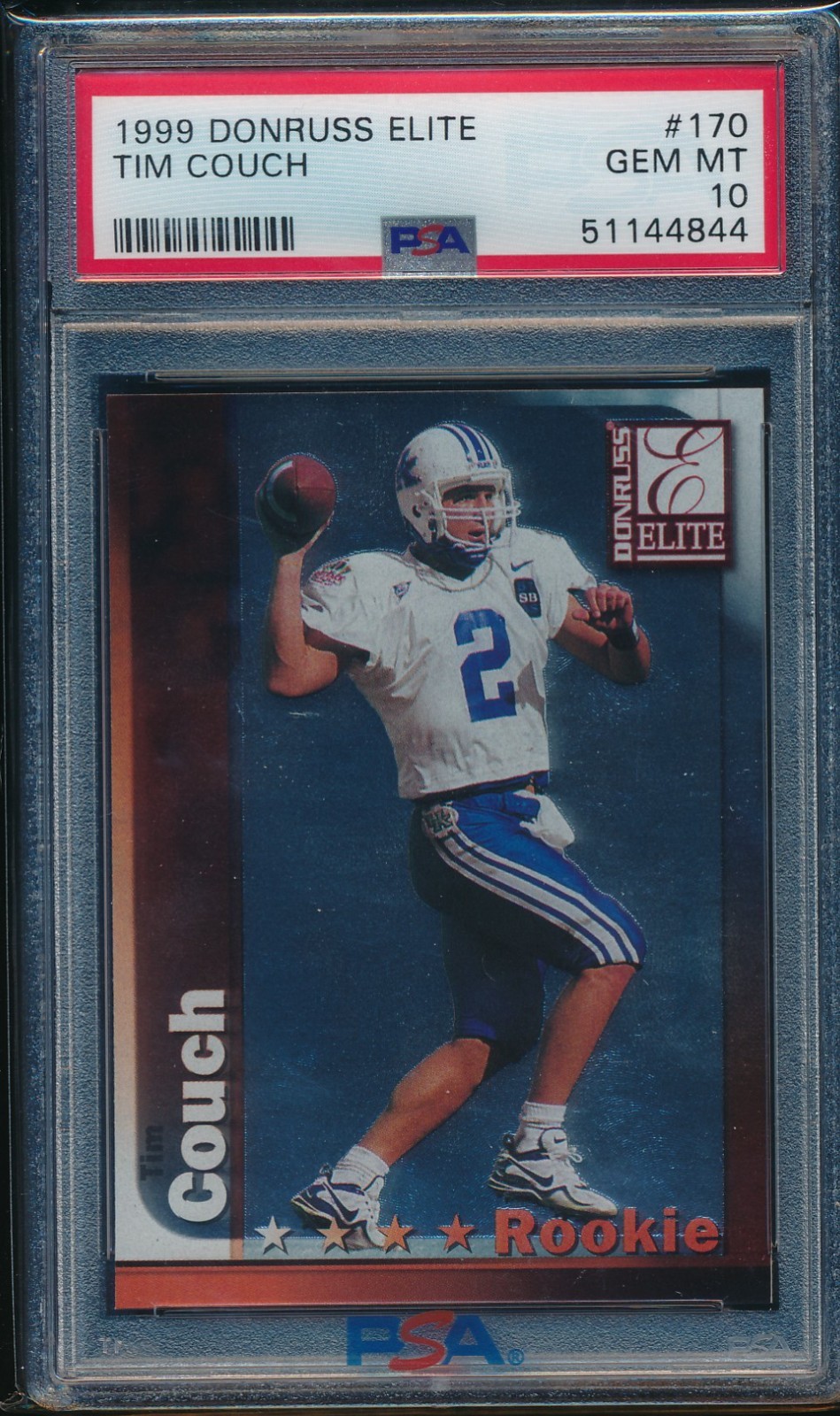 Tim Couch Donruss Elite #170 Base