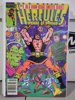 Hercules Prince Of Power #1-4 Set 1984 Mid Grade
