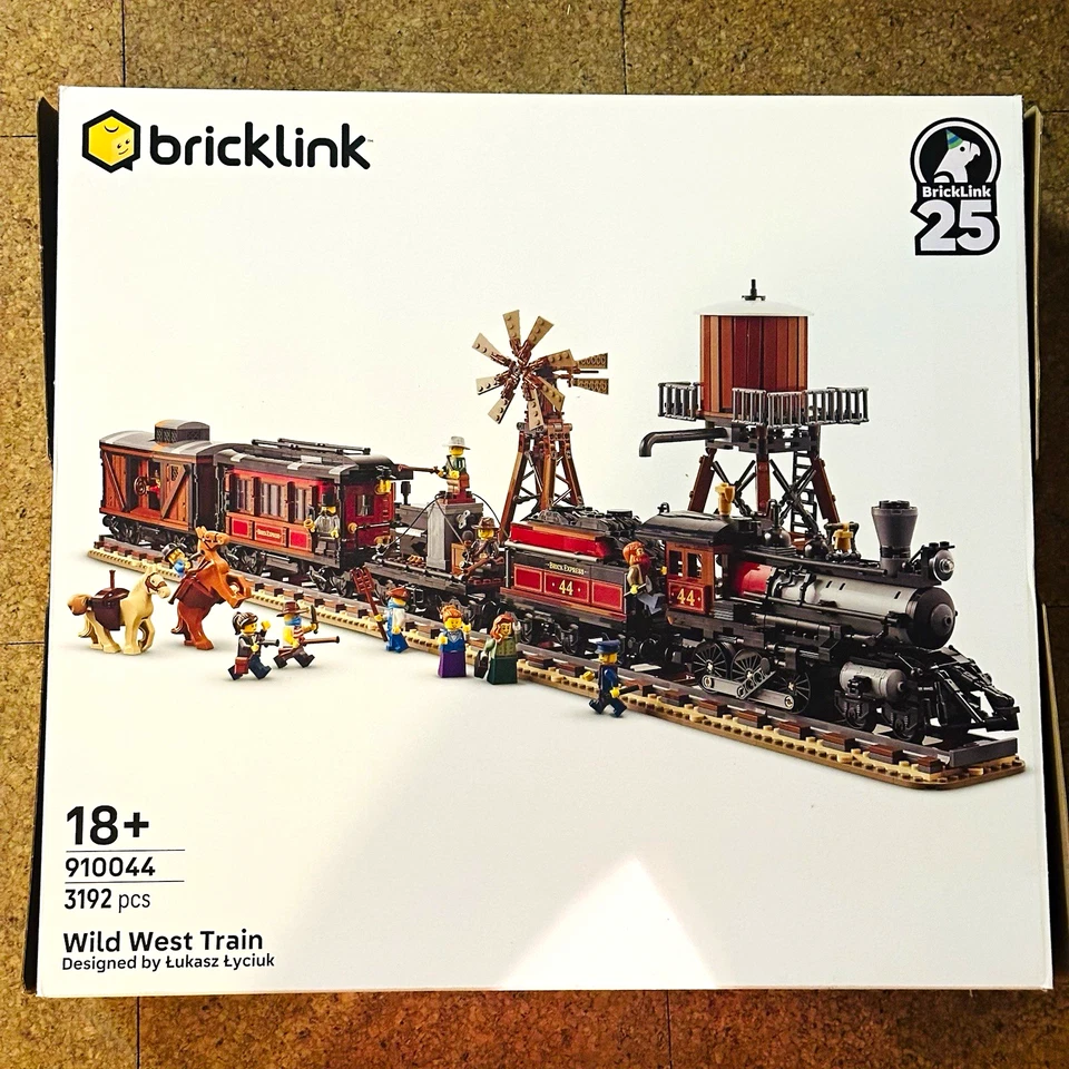 LEGO BrickLink Wild West Train 910044 3192 Teile 18+ Limitierte Auflage - Bild 1 von 2